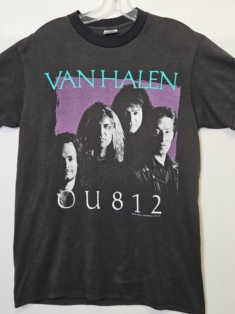 Vtg 1988 Van Halen OU812 Tour T-Shirt Mens L Graphic Concert Band Tee Rock 80s